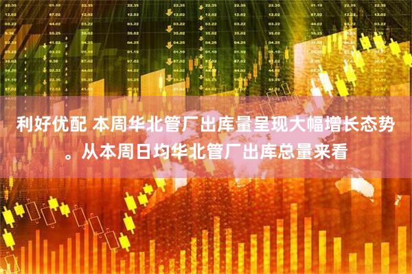 利好优配 本周华北管厂出库量呈现大幅增长态势。从本周日均华北管厂出库总量来看